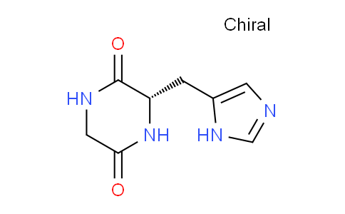 CAS No. 15266-88-3, (S)-3-((1H-imidazol-5-yl)methyl)piperazine-2,5-dione