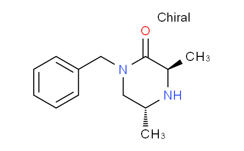 CAS No. 162240-92-8, (3R,5R)-1-benzyl-3,5-dimethylpiperazin-2-one