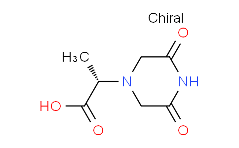 CAS No. 244161-09-9, (S)-2-(3,5-dioxopiperazin-1-yl)propanoic acid