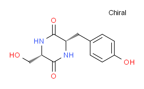 CAS No. 21754-31-4, (3S,6S)-3-(4-hydroxybenzyl)-6-(hydroxymethyl)piperazine-2,5-dione