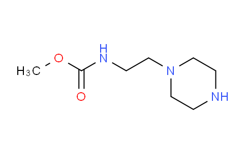 CAS No. 85608-08-8, methyl (2-(piperazin-1-yl)ethyl)carbamate