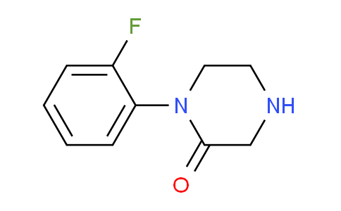 CAS No. 907972-55-8, 1-(2-fluorophenyl)piperazin-2-one