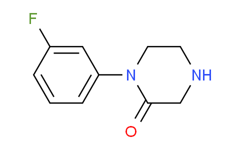 CAS No. 907972-57-0, 1-(3-fluorophenyl)piperazin-2-one