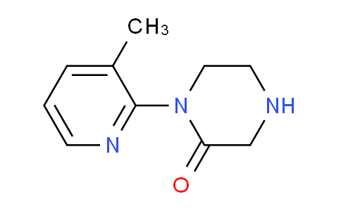 CAS No. 907972-86-5, 1-(3-methylpyridin-2-yl)piperazin-2-one