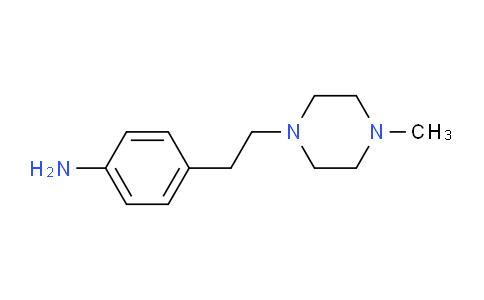 CAS No. 262368-48-9, 4-(2-(4-methylpiperazin-1-yl)ethyl)aniline