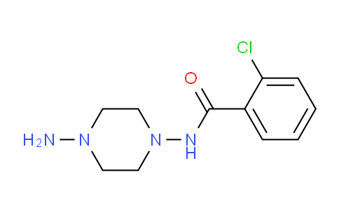 CAS No. 802861-41-2, N-(4-aminopiperazin-1-yl)-2-chlorobenzamide