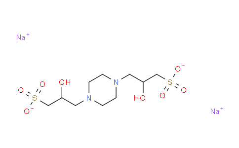 CAS No. 108321-07-9, 3,3'-(Piperazine-1,4-diyl)bis(2-hydroxypropane-1-sulfonic acid), disodium salt