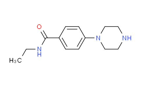 CAS No. 1018269-27-6, N-Ethyl-4-(piperazin-1-yl)benzamide