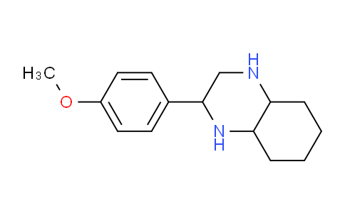 CAS No. 1005275-85-3, 2-(4-Methoxyphenyl)decahydroquinoxaline