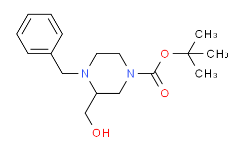 CAS No. 850834-14-9, tert-Butyl 4-benzyl-3-(hydroxymethyl)piperazine-1-carboxylate