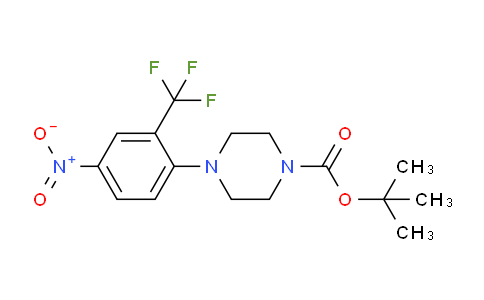 CAS No. 193902-86-2, tert-butyl 4-(4-nitro-2-(trifluoromethyl)phenyl)piperazine-1-carboxylate