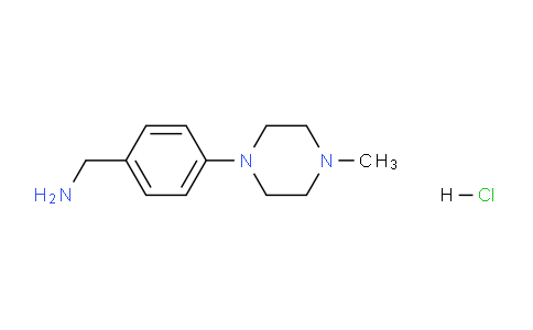 CAS No. 1810070-21-3, (4-(4-Methylpiperazin-1-yl)phenyl)methanamine hydrochloride