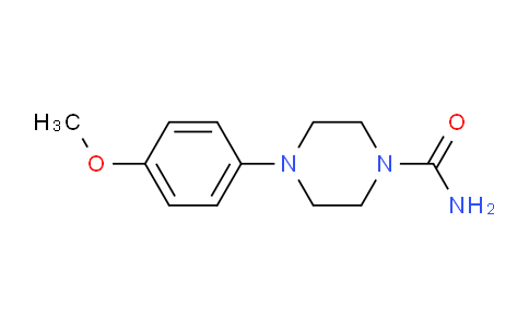 CAS No. 89026-59-5, 4-(4-Methoxyphenyl)piperazine-1-carboxamide