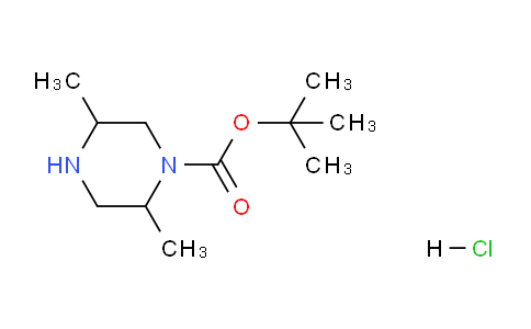 CAS No. 1956341-99-3, tert-Butyl 2,5-dimethylpiperazine-1-carboxylate hydrochloride