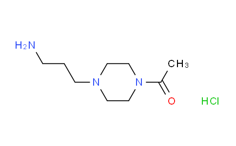 CAS No. 1956356-05-0, 1-(4-(3-Aminopropyl)piperazin-1-yl)ethanone hydrochloride