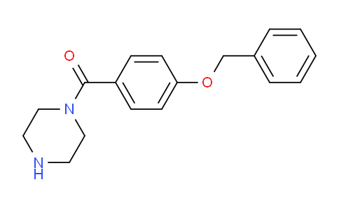 CAS No. 80385-16-6, (4-(Benzyloxy)phenyl)(piperazin-1-yl)methanone