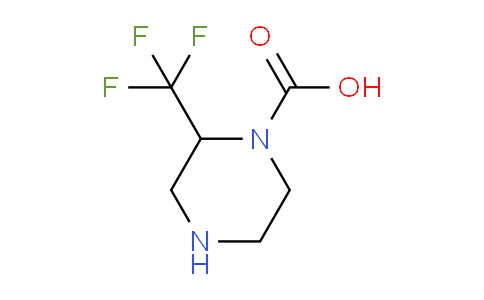 CAS No. 1956356-40-3, 2-(Trifluoromethyl)piperazine-1-carboxylic acid