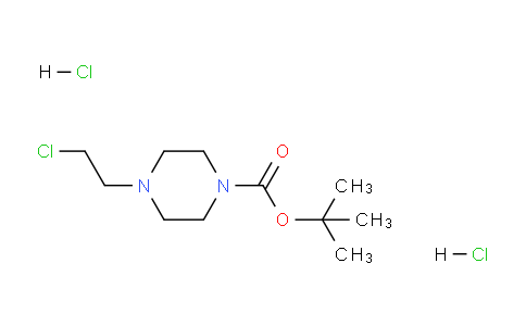 CAS No. 1956355-21-7, tert-Butyl 4-(2-chloroethyl)piperazine-1-carboxylate dihydrochloride