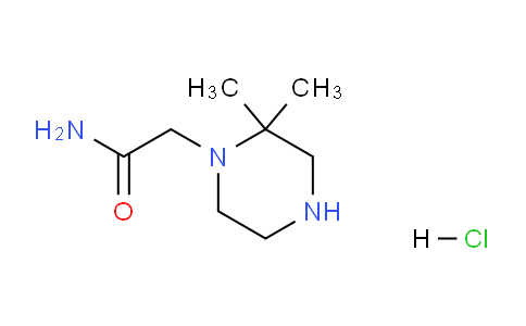 CAS No. 1439823-47-8, 2-(2,2-Dimethylpiperazin-1-yl)acetamide hydrochloride