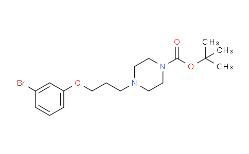 CAS No. 1704065-26-8, tert-butyl 4-(3-(3-bromophenoxy)propyl)piperazine-1-carboxylate