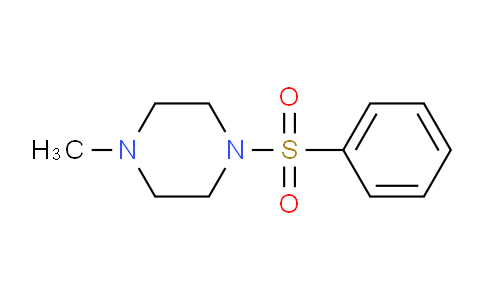 CAS No. 66739-87-5, 1-methyl-4-(phenylsulfonyl)piperazine