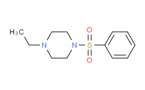 CAS No. 100317-19-9, 1-ethyl-4-(phenylsulfonyl)piperazine