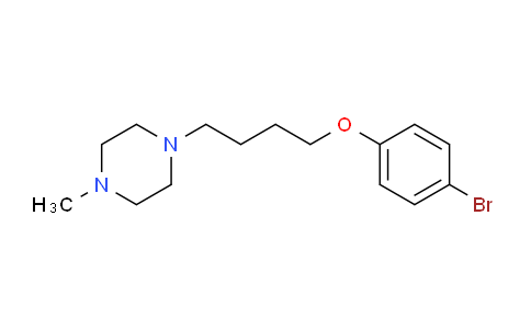 CAS No. 93699-37-7, 1-(4-(4-bromophenoxy)butyl)-4-methylpiperazine