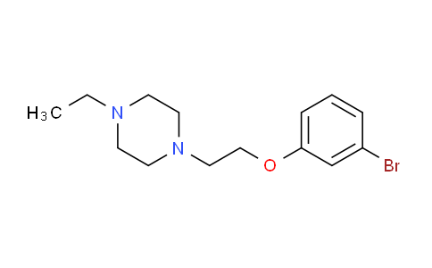CAS No. 1002536-33-5, 1-(2-(3-bromophenoxy)ethyl)-4-ethylpiperazine