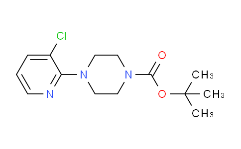 CAS No. 683240-45-1, tert-butyl 4-(3-chloropyridin-2-yl)piperazine-1-carboxylate