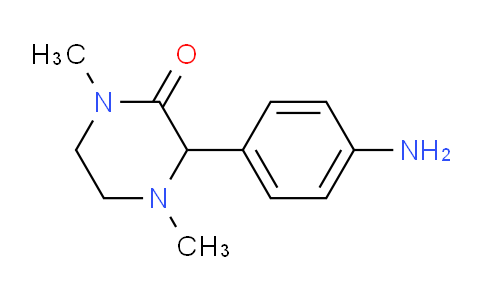 CAS No. 1133433-92-7, 3-(4-Aminophenyl)-1,4-dimethylpiperazin-2-one