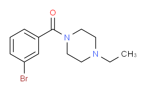 CAS No. 432535-15-4, (3-Bromophenyl)(4-ethylpiperazin-1-yl)methanone