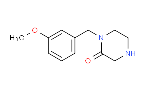 CAS No. 893747-81-4, 1-(3-Methoxybenzyl)piperazin-2-one