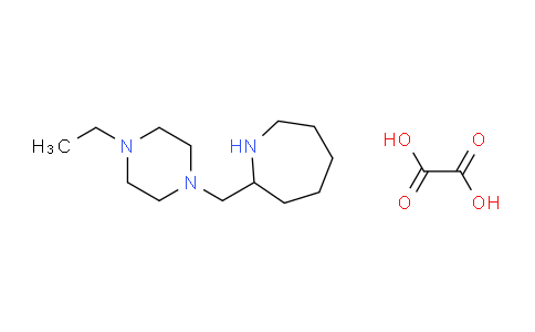 CAS No. 1177325-15-3, 2-((4-Ethylpiperazin-1-yl)methyl)azepane oxalate