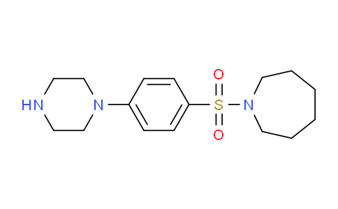 CAS No. 886506-30-5, 1-((4-(Piperazin-1-yl)phenyl)sulfonyl)azepane