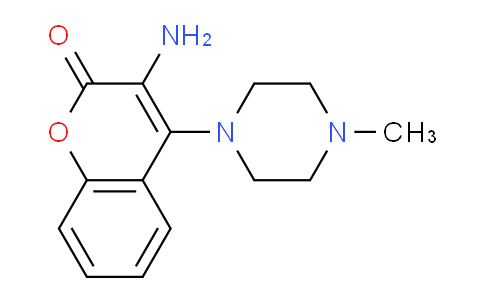 CAS No. 59288-17-4, 3-Amino-4-(4-methylpiperazin-1-yl)-2H-chromen-2-one