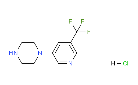 CAS No. 1401994-86-2, 1-(5-(Trifluoromethyl)pyridin-3-yl)piperazine hydrochloride