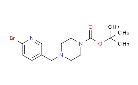 CAS No. 1160923-86-3, tert-Butyl 4-((6-bromopyridin-3-yl)methyl)piperazine-1-carboxylate