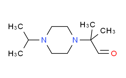 CAS No. 1788041-45-1, 2-(4-Isopropylpiperazin-1-yl)-2-methylpropanal