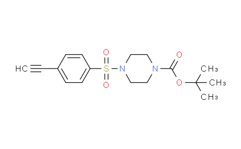 CAS No. 1162257-02-4, 4-(4-Ethynylbenzenesulfonyl)-piperazine-1-carboxylic acid tert-butyl ester