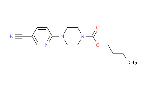 CAS No. 683274-61-5, 5-Cyano-2-[4-butoxycarbonyl(piperazino)]pyridine