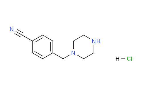 CAS No. 1158548-82-3, 4-(piperazin-1-ylmethyl)benzonitrile hydrochloride