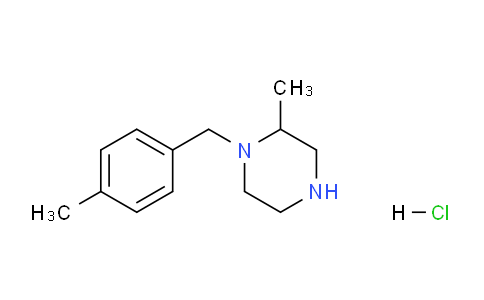 CAS No. 1289386-05-5, 2-methyl-1-(4-methylbenzyl)piperazine hydrochloride