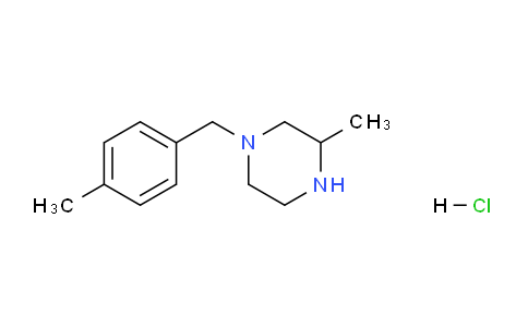 CAS No. 1289387-88-7, 3-methyl-1-(4-methylbenzyl)piperazine hydrochloride