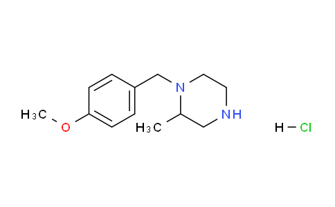 CAS No. 1353973-97-3, 1-(4-methoxybenzyl)-2-methylpiperazine hydrochloride