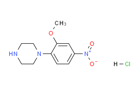 CAS No. 1417793-92-0, 1-(2-methoxy-4-nitrophenyl)piperazine hydrochloride