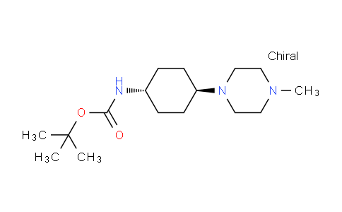 CAS No. 1119283-74-7, tert-Butyl trans-4-(4-methylpiperazin-1-yl)cyclohexylcarbamate