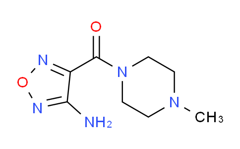 CAS No. 300836-25-3, (4-Amino-1,2,5-oxadiazol-3-yl)(4-methylpiperazin-1-yl)methanone