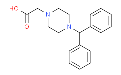 CAS No. 157665-24-2, 2-(4-Benzhydrylpiperazin-1-yl)acetic acid