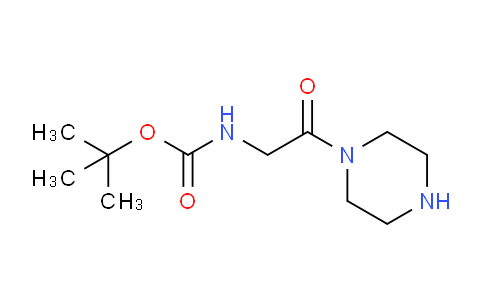 CAS No. 525587-00-2, tert-Butyl (2-oxo-2-(piperazin-1-yl)ethyl)carbamate
