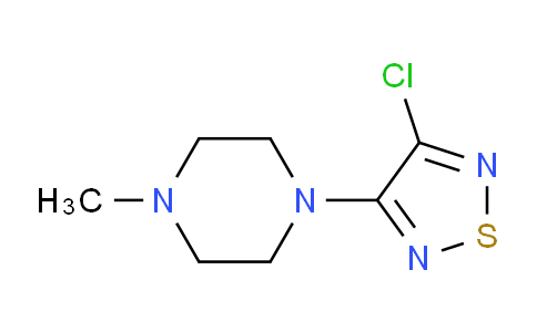 CAS No. 870987-89-6, 3-Chloro-4-(4-methylpiperazin-1-yl)-1,2,5-thiadiazole